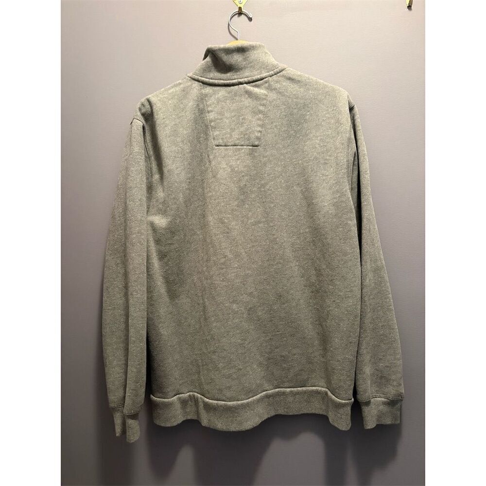 Arrow Men's XL Gray 1/4 Zip Fleece Pullover Sweatshirt Casual - Picture 6 of 9